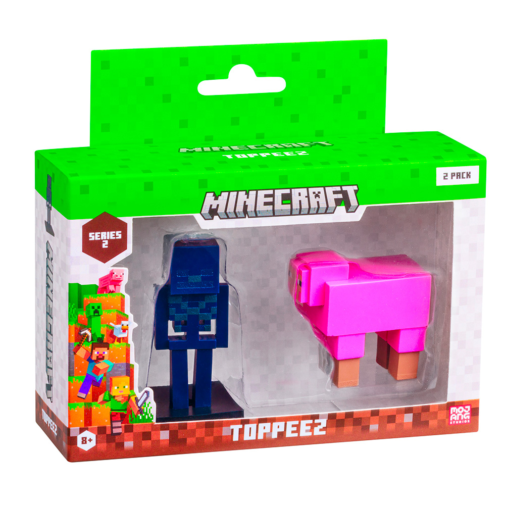 Image Minecraft 3D Toppeez - Series 2 (5 cm) / 2 Pack Window Box